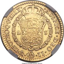 2 Escudos 1817 Mo JJ 