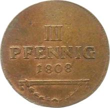 3 Pfennige 1808   