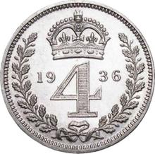 Fourpence (Groat) 1936   