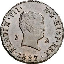 2 Maravedís 1827 J  