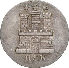 Shilling 1841  H.S.K. 