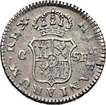 1/2 Real (Medio Real) 1814 C SF 