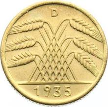 10 reichspfennig 1935 D  
