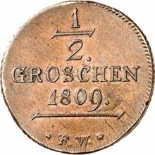 1/2 Groschen 1809  F.W. 