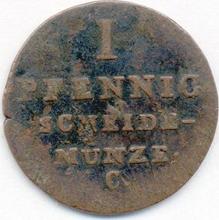 1 Pfennig 1825 C  