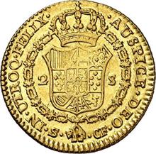 2 Escudos 1776 S CF 