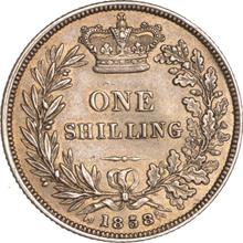 Shilling 1858   