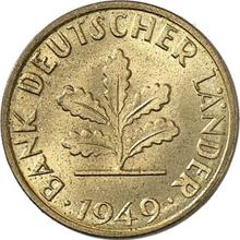 1 Pfennig 1949 F   "Bank deutscher Länder"