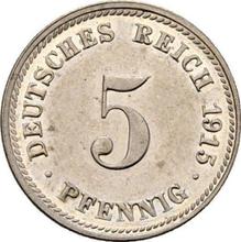 5 Pfennig 1915 D  