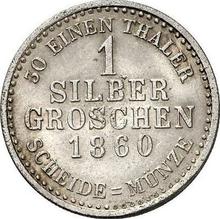 Silber Groschen 1860   