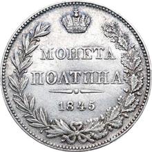 Poltina 1845 MW   "Warsaw Mint"