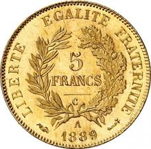 5 francos 1889 A  