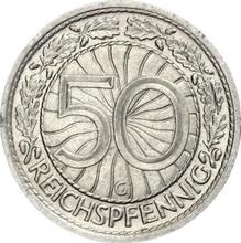 50 Reichspfennig 1933 G  