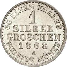 Silber Groschen 1868 A  