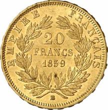 20 Francs 1859 BB  