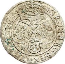 6 Groszy (Szostak) 1662  NG  "Bust in a circle frame"