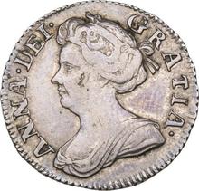 6 Pence 1707   