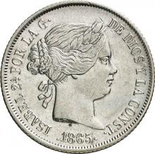 40 Céntimos de escudo 1865   