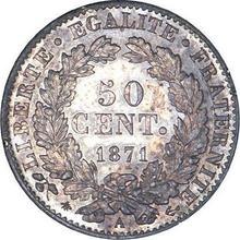 50 Centimes 1871 A  