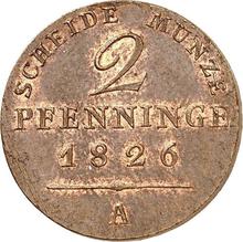 2 Pfennig 1826 A  
