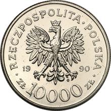 10000 Zlotych 1990 MW   "Gewerkschaft Solidarität"