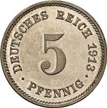 5 Pfennig 1913 E  