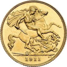 Half Sovereign 1911   BM