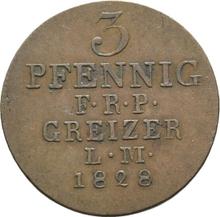 3 Pfennig 1828   