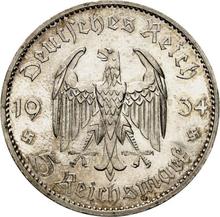 5 Reichsmark 1934 G   "Garrison Church (undated)"