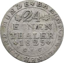 1/24 Thaler 1825  CvC 