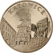 2 злотых 2010 MW   "Катовице"