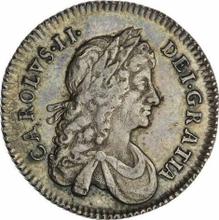 Shilling 1671    "Second laureate bust"