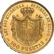 100 Pesetas 1870  SDM 