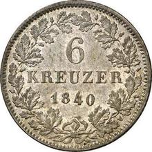 6 Kreuzer 1840   