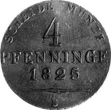 4 Pfennige 1825 B  