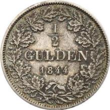 1/2 Gulden 1844  D 