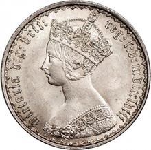 Florin 1858   WW "Gothic"