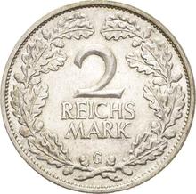 2 Reichsmark 1931 G  