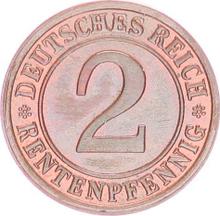 2 Rentenpfennig 1923 G  