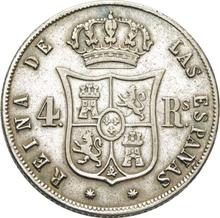 4 Reales 1858   