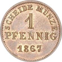 1 Pfennig 1867   