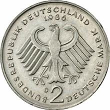 2 Mark 1986 D   "Theodor Heuss"