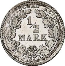 1/2 марки 1918 F  