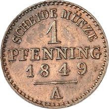 1 Pfennig 1849 A  