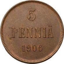 5 пенни 1906   