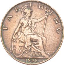 1 Farthing 1898   TB