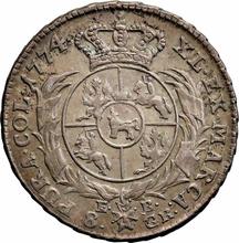 2 Zlote (8 Groszy) 1774  EB 