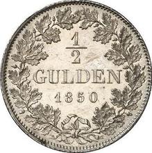 1/2 guldena 1850   