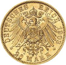 20 Mark 1903 E   "Saxony"