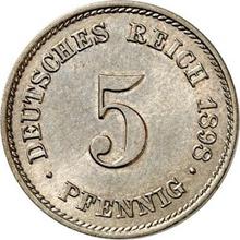 5 Pfennig 1898 E  